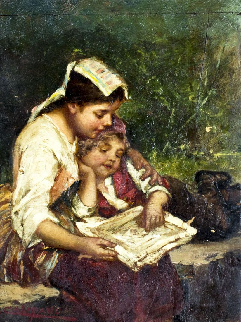 John Califano (IL,CA,Italy,1862-1946) oil painting (1 of 15)