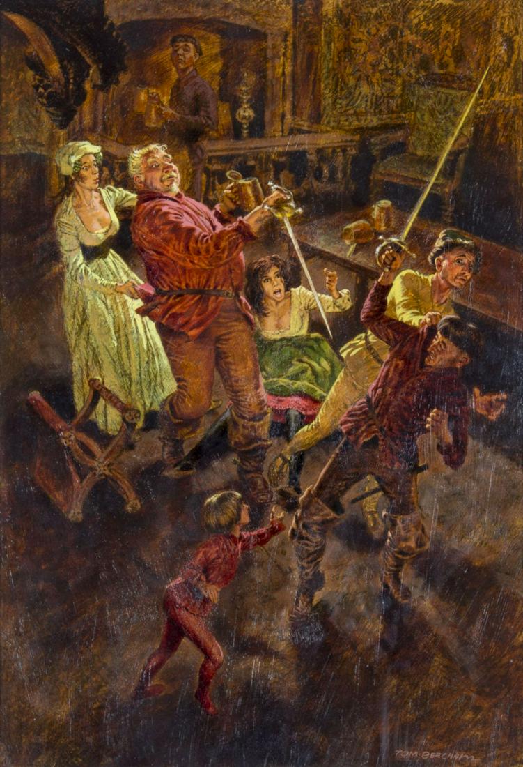 Tom Beecham (CO,1926-2000) oil painting (1 of 12)