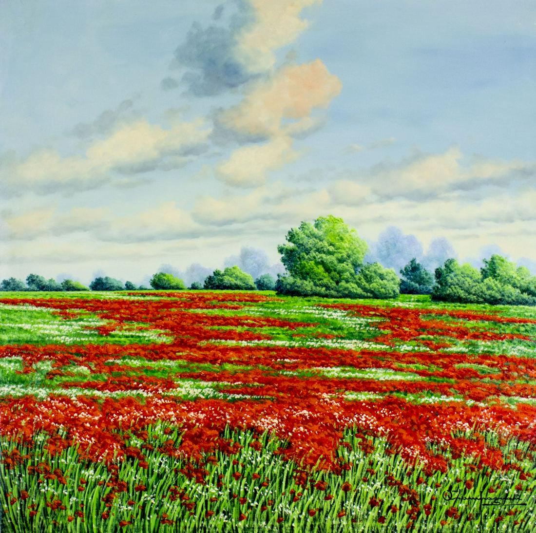 Ottorino Campagnari Jr (Italy,b 1952) oil painting (1 of 12)