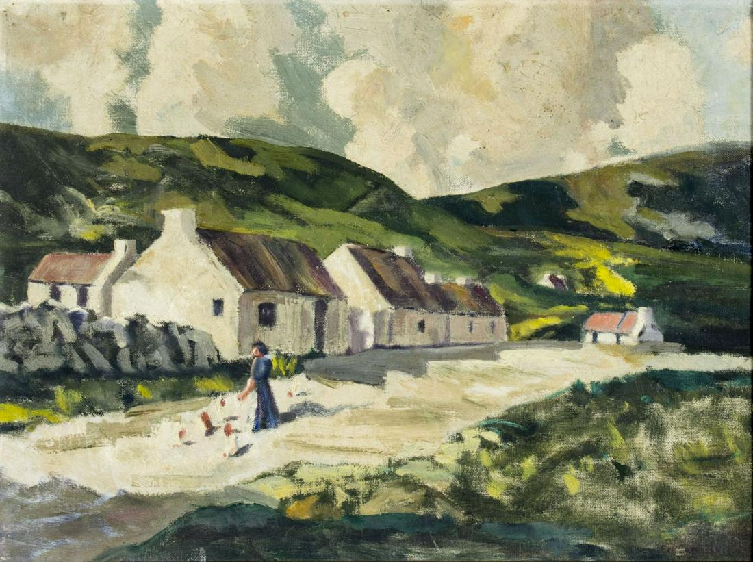 American mid 20C oil painting signed (1 of 12)