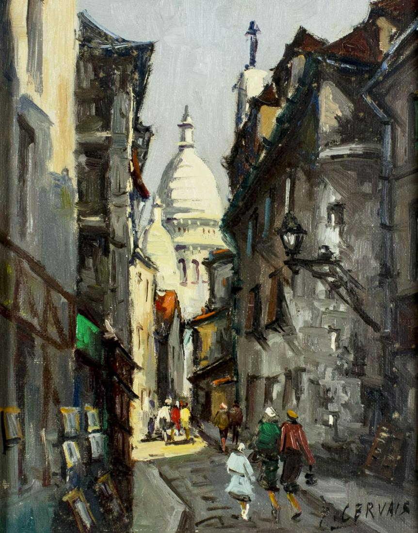 P Cervais (France,mid 20C) oil painting (1 of 12)