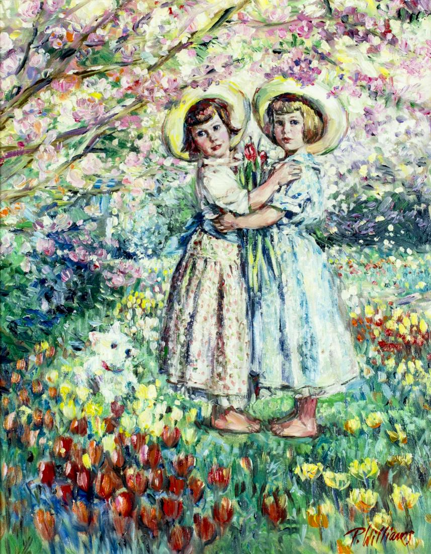 Paul Williams (CT,1934-2013) oil painting (1 of 16)