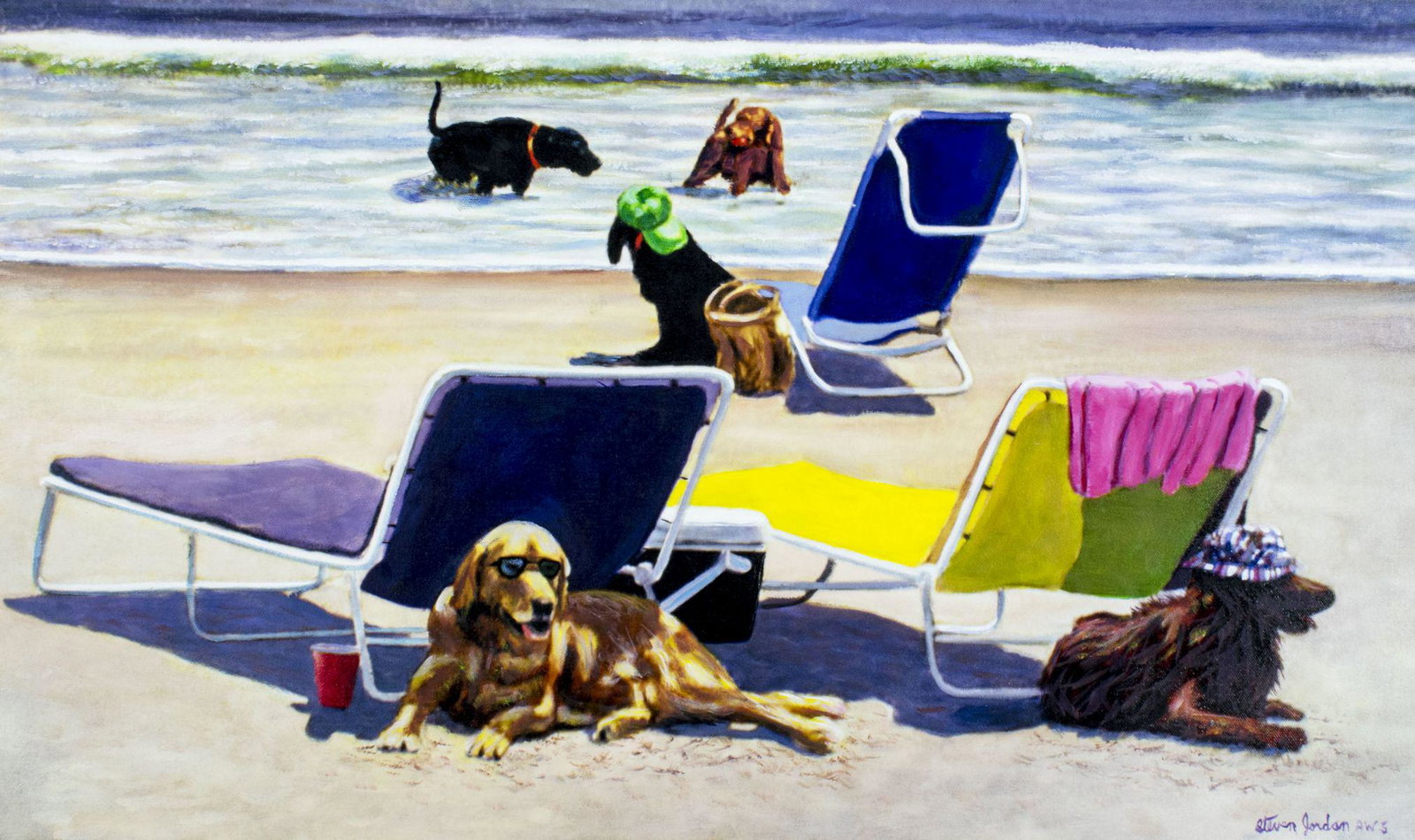 Steven Jordan (SC,20C) oil painting (1 of 12)