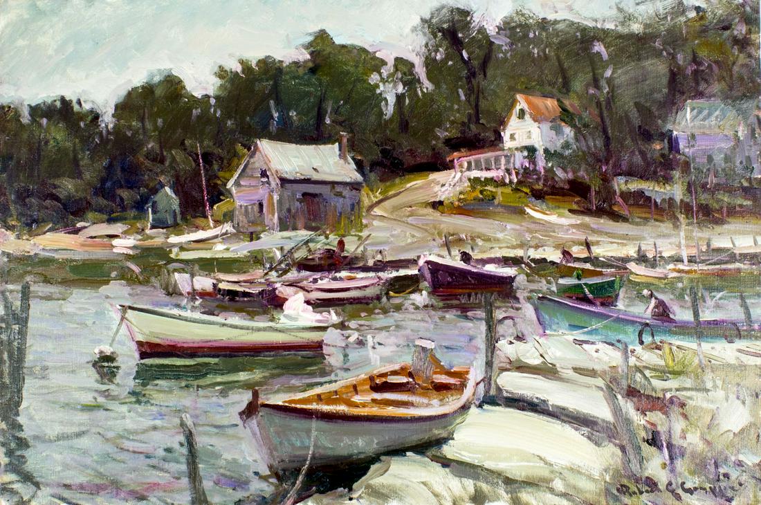 Robert Charles Gruppe (MA,born 1944) oil painting (1 of 11)