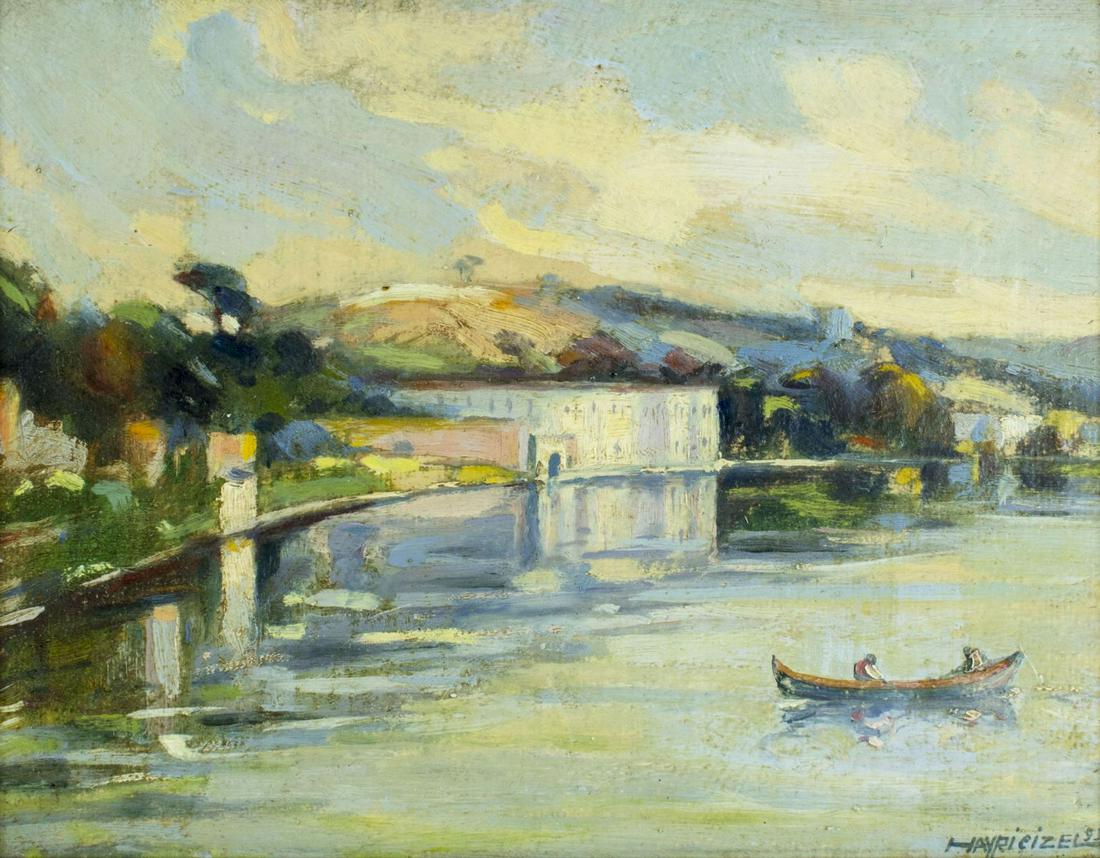 Hayri Cizel (Turkey,1891-1950) oil painting (1 of 10)