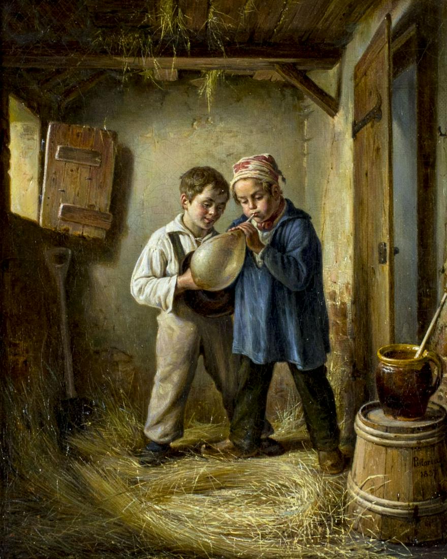 Eduard Pistorius (German,1796-1862) oil painting (1 of 19)