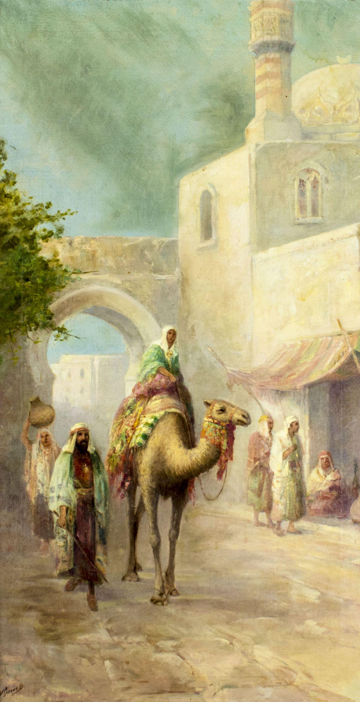 Victor Casenelli (MI,OH,1868-1961) oil painting (1 of 15)