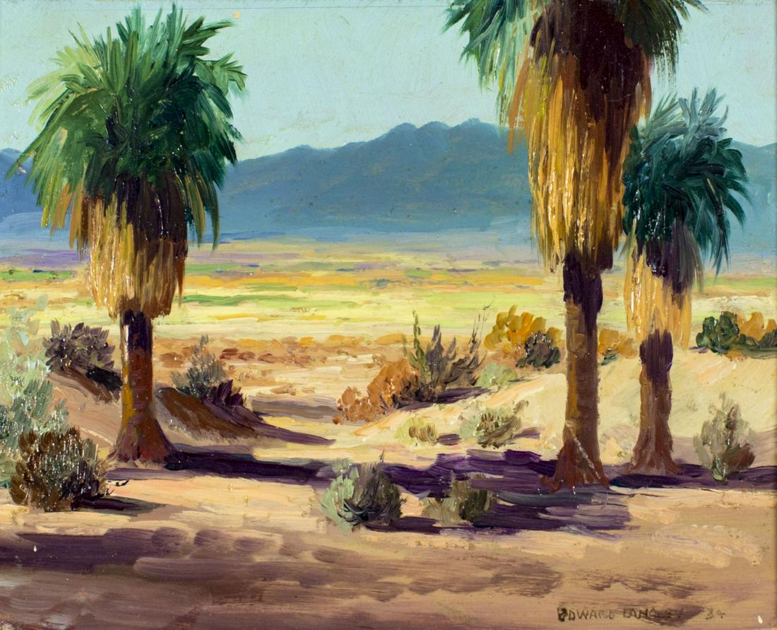 Edward Langley (CA,England,1870-1949) oil painting (1 of 11)