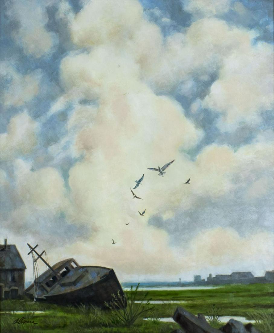 Raymond Olivere (DE,NY,PA,1924-2017) oil painting (1 of 12)