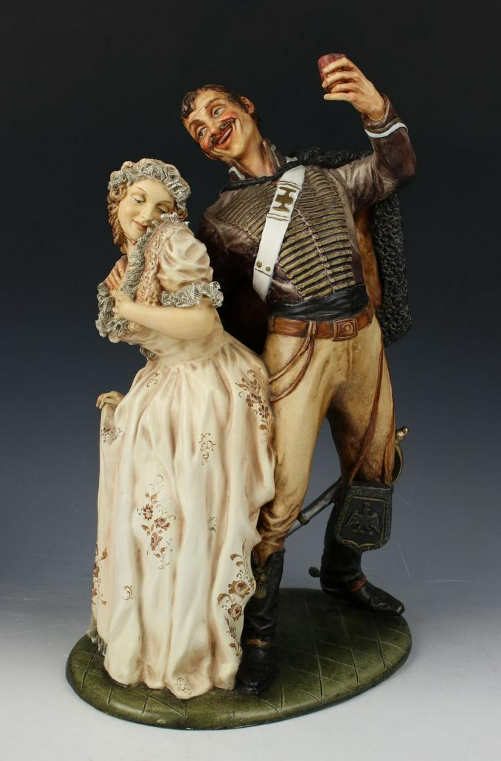Capodimonte Antonio Borsato Figurine 1082 "Soldier and (1 of 10)