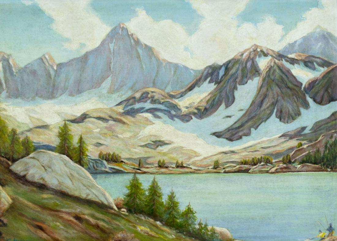 G. Lingelbach (Austria,mid 20C) oil painting antique (1 of 11)