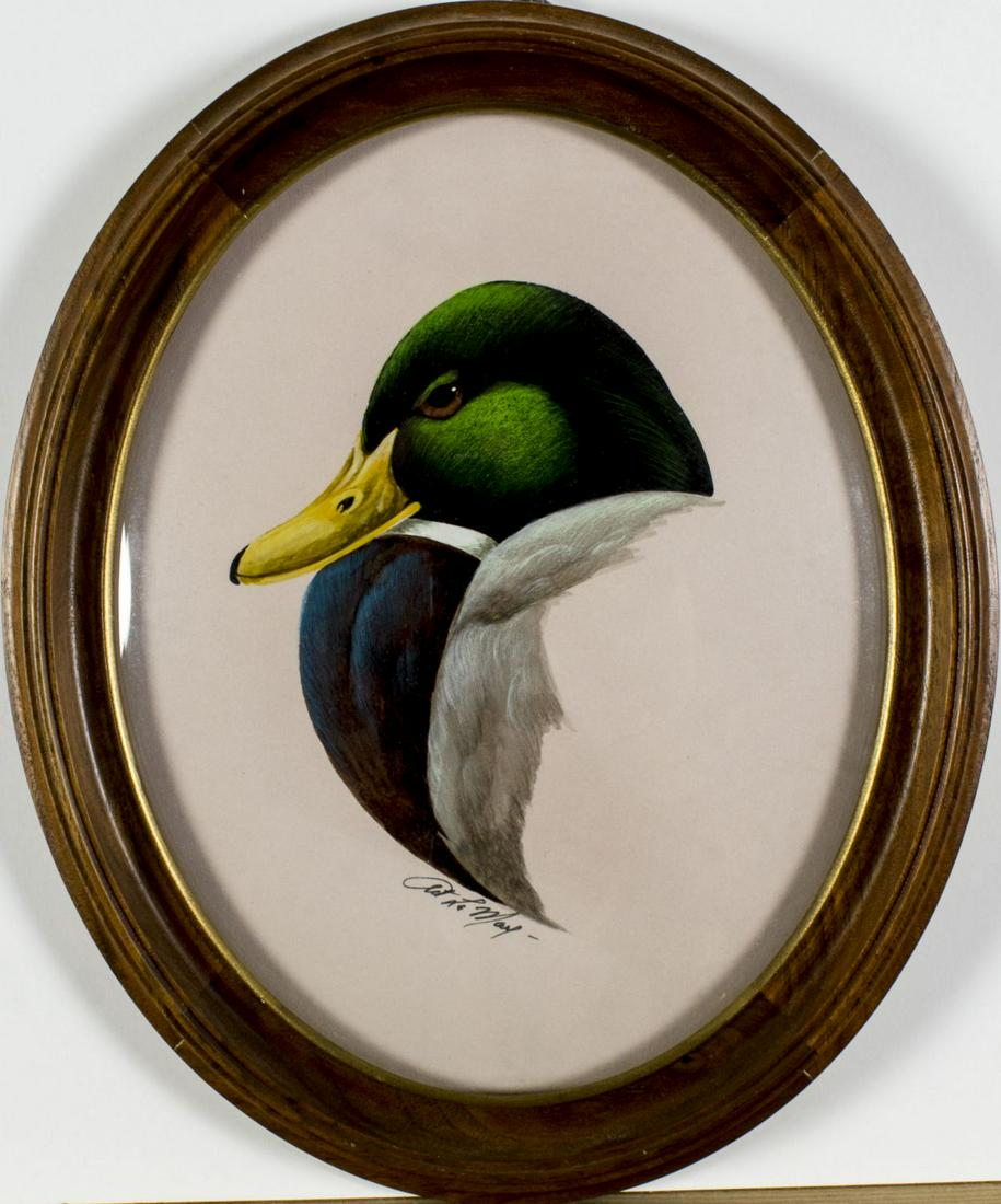 Art LaMay (FL,PA,born 1938) gouache painting (1 of 12)