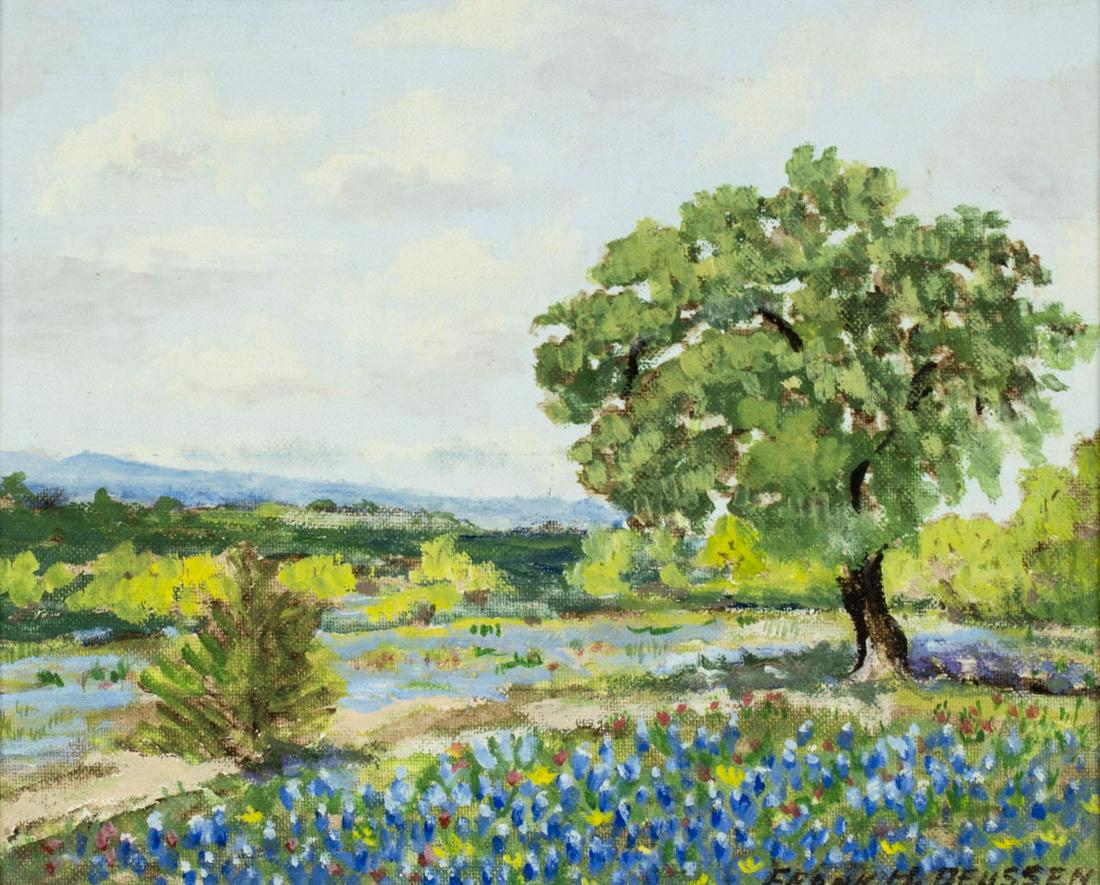 Frank Henry Deussen (TX,1905-1982) oil painting (1 of 10)