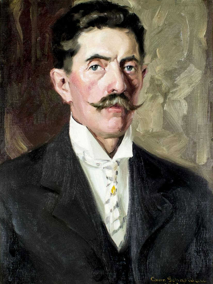Christian Von Schneidau (CA,Sweden,1893-1976) oil (1 of 12)