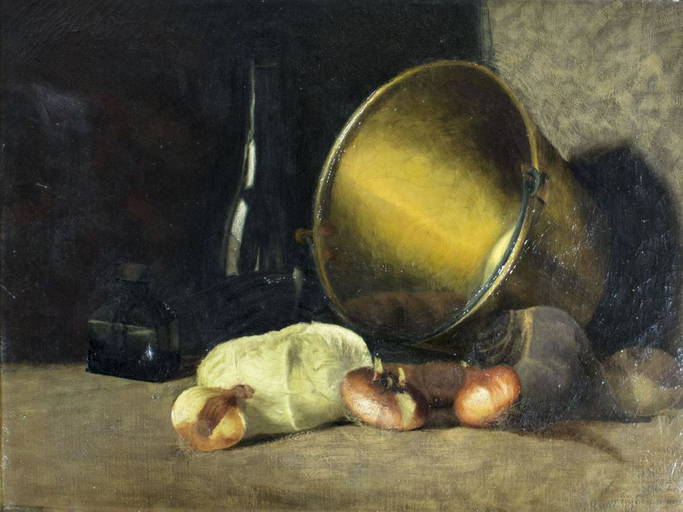 Emil Carlsen~Still Life--Brass and C - Old master - Paintings & Prints,  Ethnic, Cultural, & Tribal, African American - ArtPal