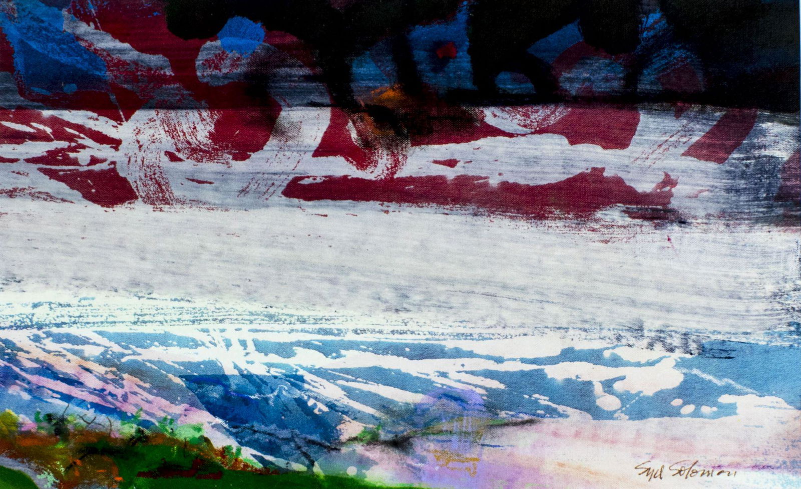 Syd Solomon (FL,NY,1917-2004) oil painting (1 of 17)