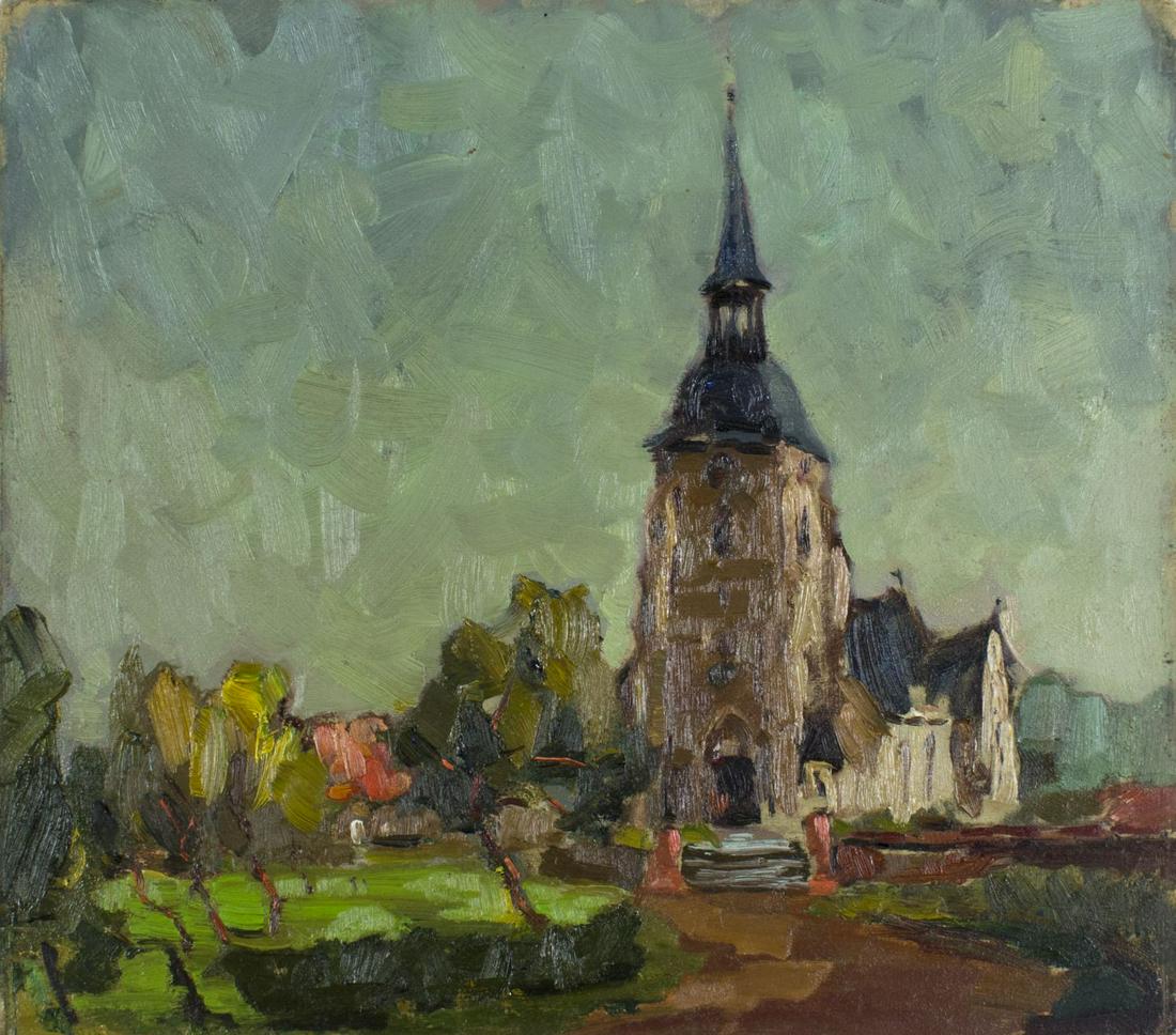 European mid 20C oil painting (1 of 11)