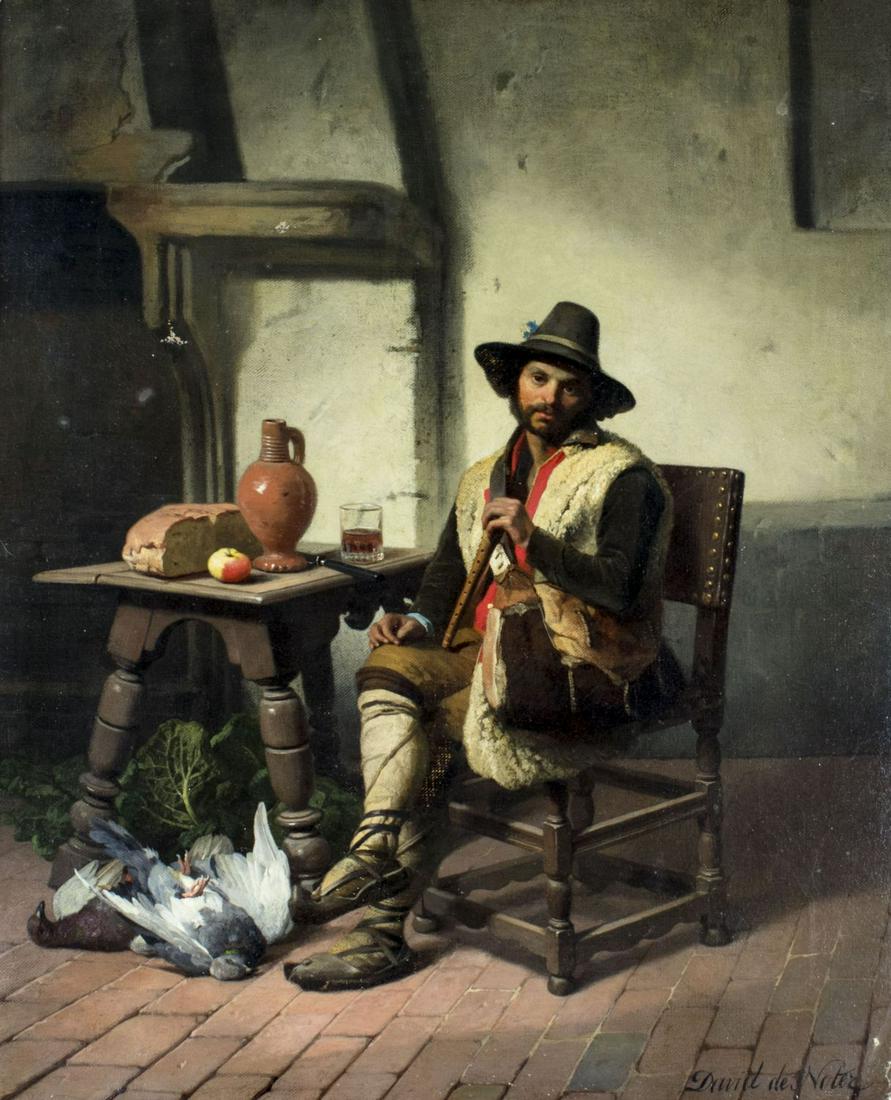 David Emile Joseph De Noter (Belgium,1818-1892) oil (1 of 18)