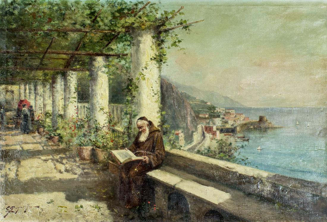 Edwardo Scognamiglio (Italy,20C) oil painting (1 of 17)