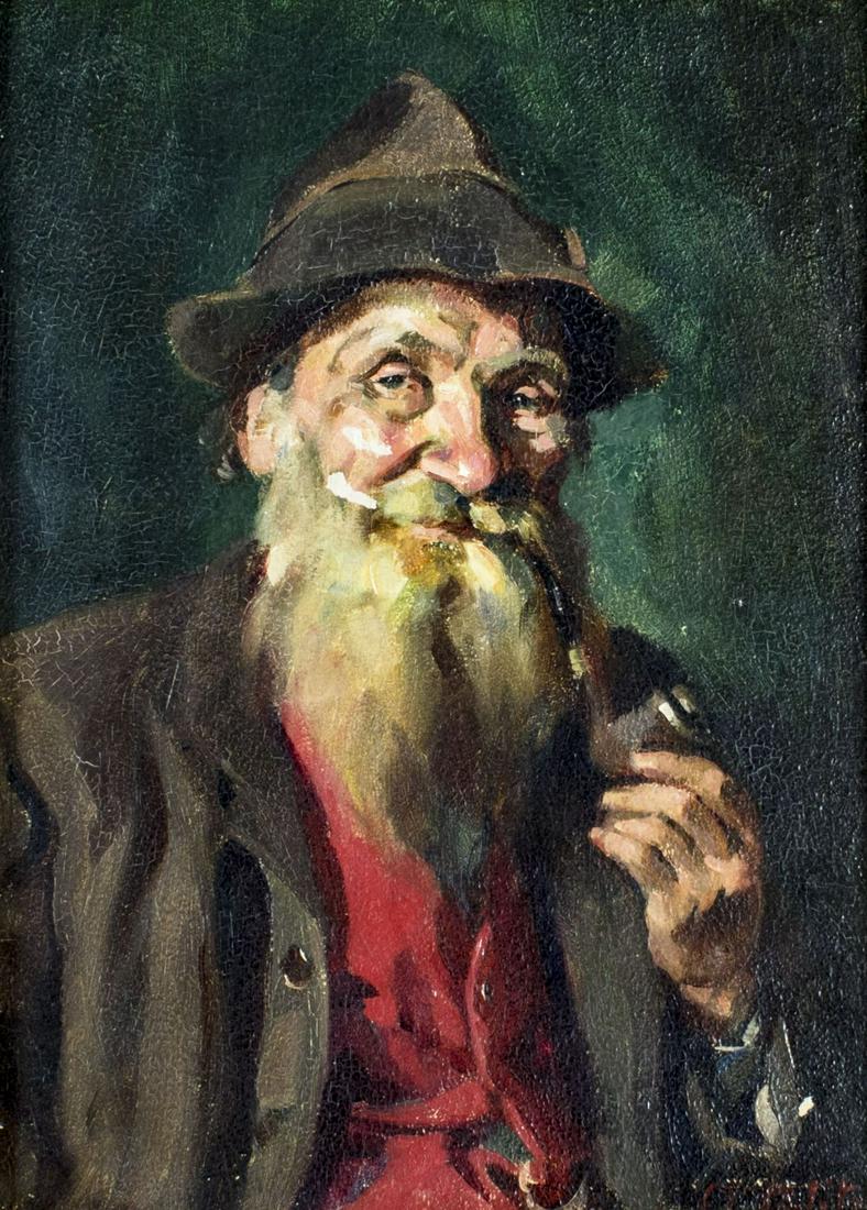 Olga Blitz (German, fl 1930) oil painting antique (1 of 11)