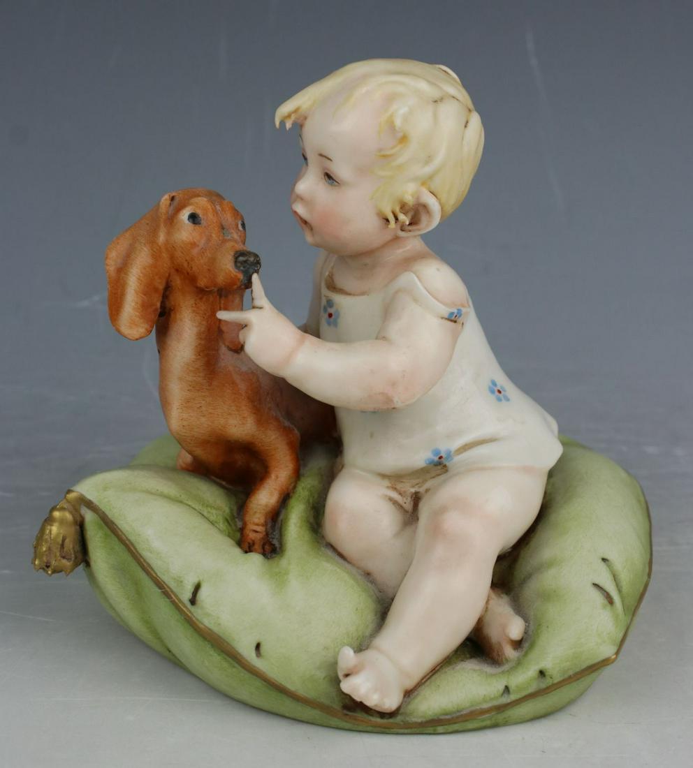 Capodimonte Giuseppe Cappe Figurine "Confidences" (1 of 10)