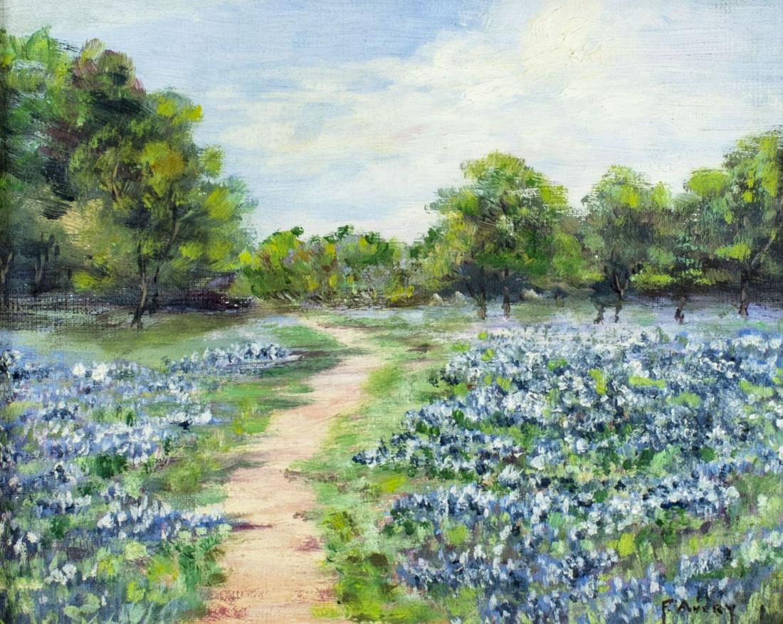 F Avery (TX,mid 20C) oil painting (1 of 12)