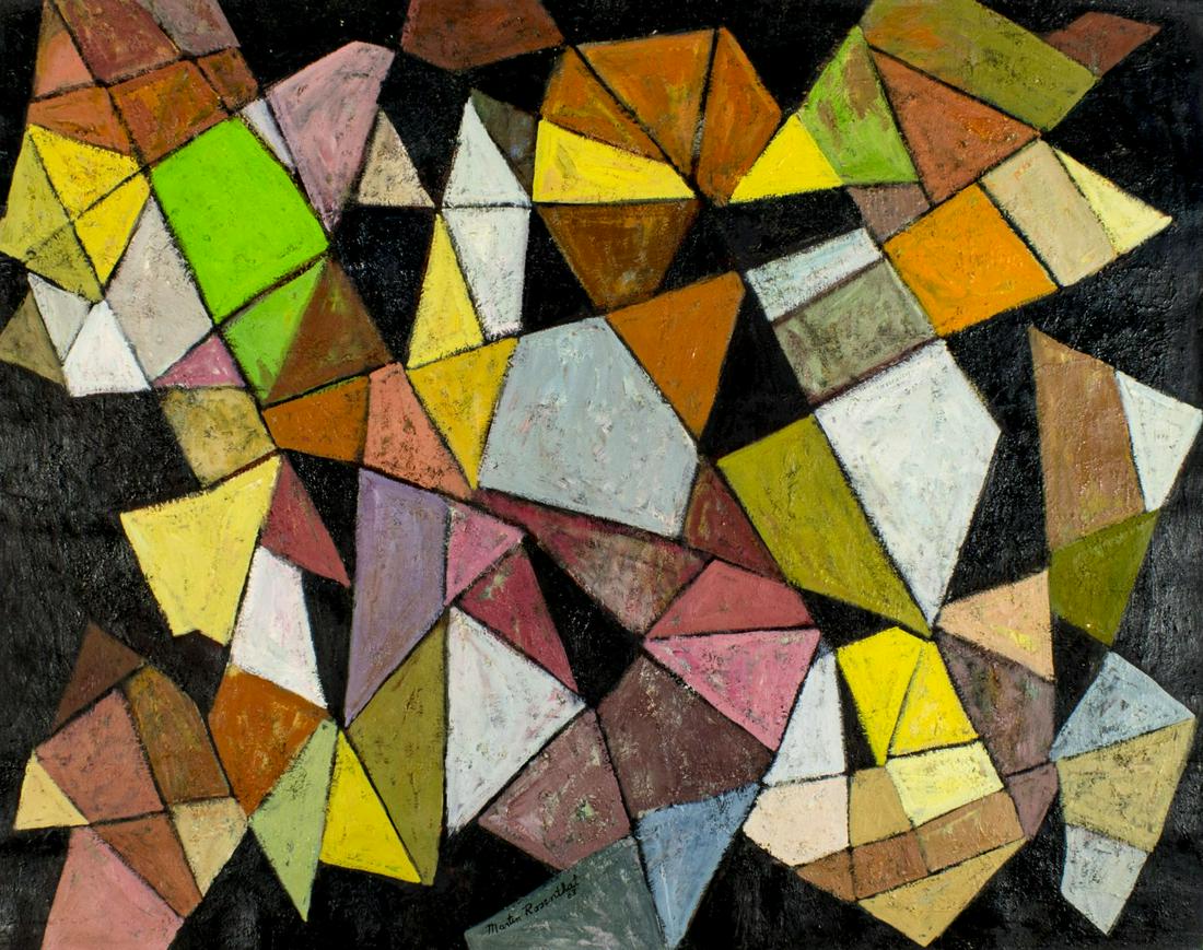 Martin Rosenthal (NY,MA,1899-1974) oil painting (1 of 12)