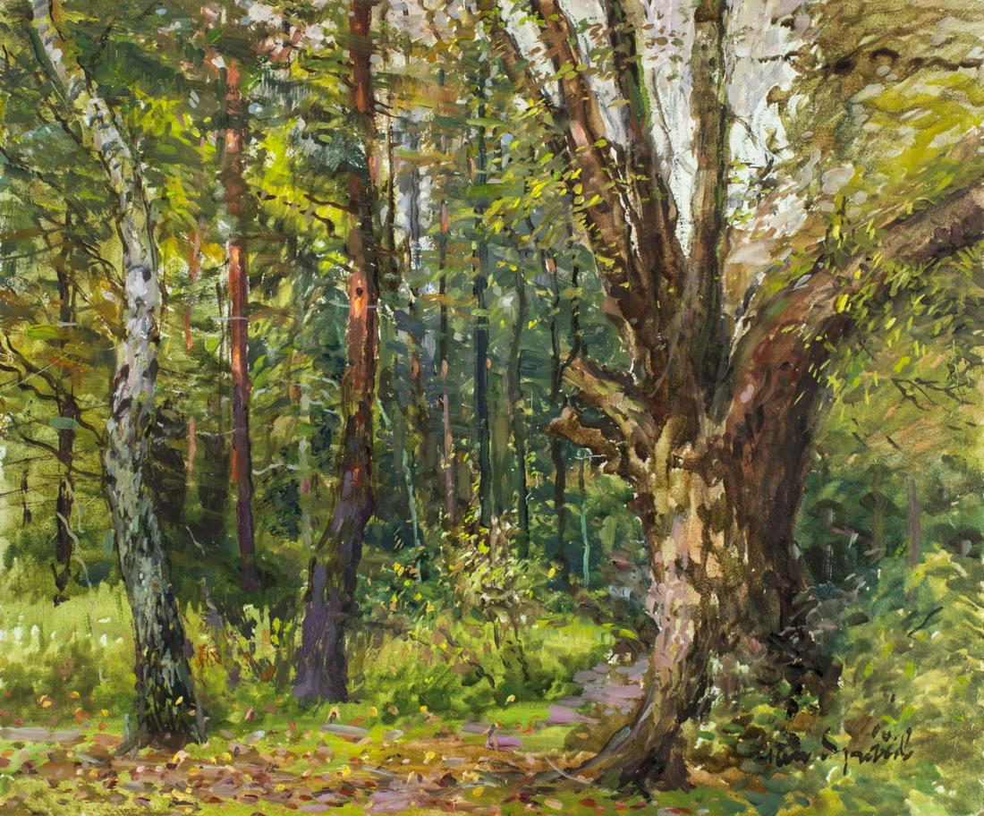 Jan Spacil Zeranovsky (Czech,1892-1982) oil painting (1 of 11)