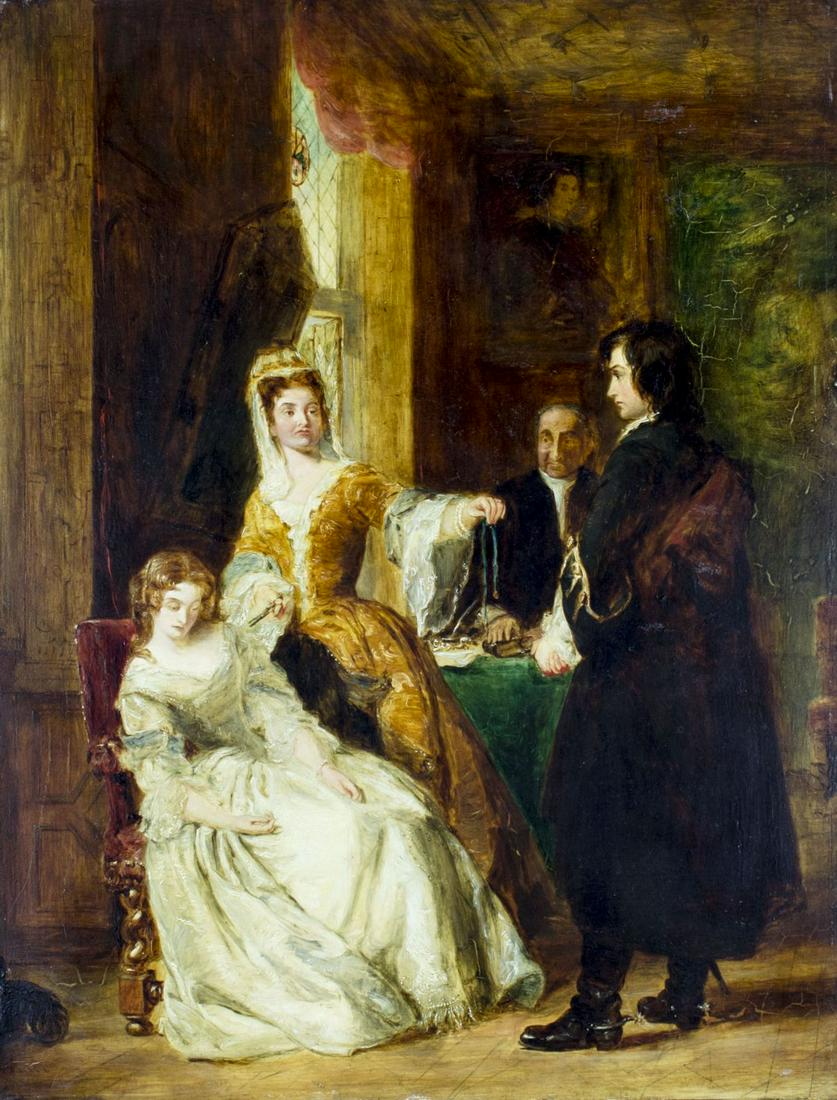 William Powell Frith (UK,1819-1909) oil painting (1 of 10)
