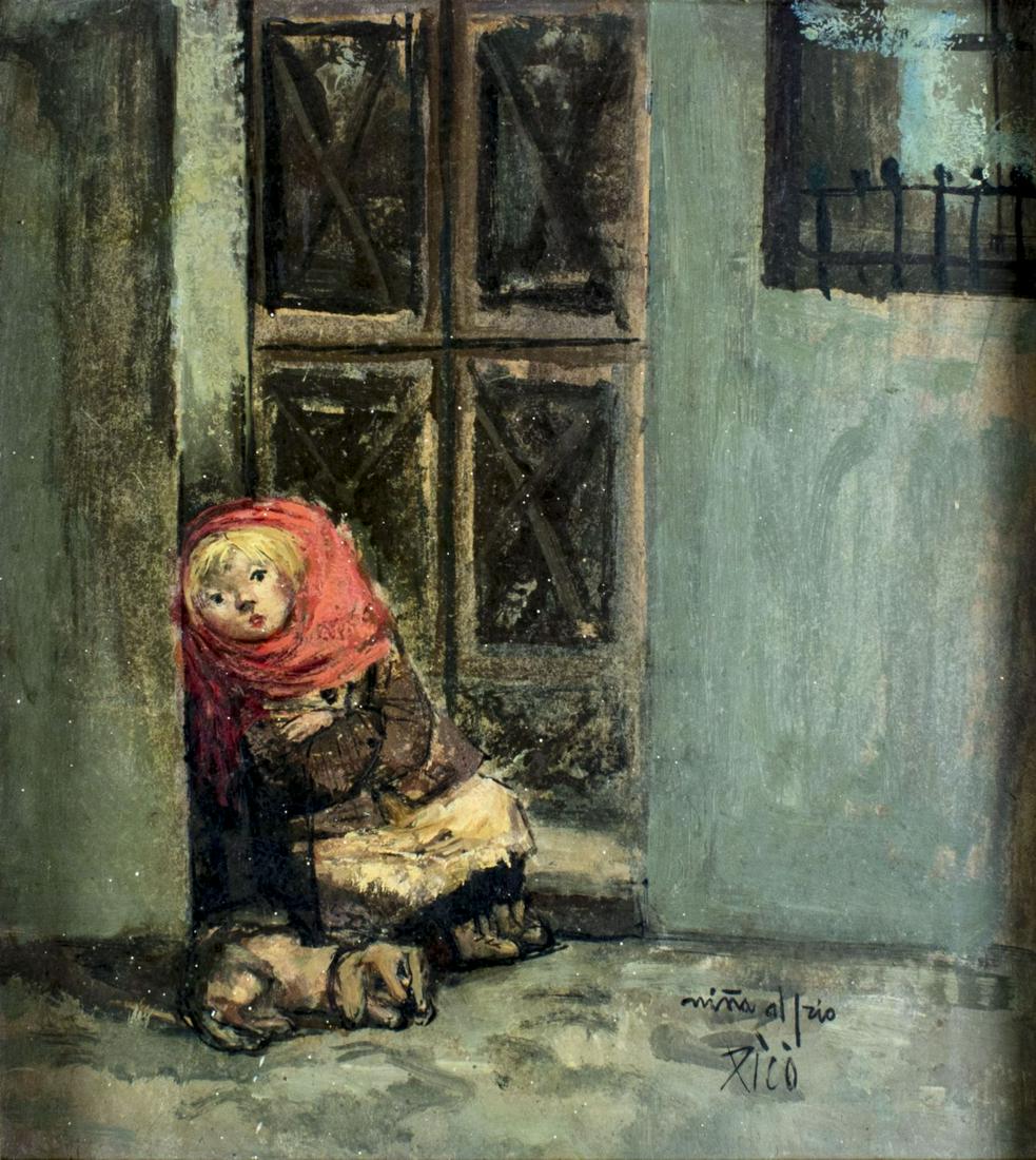 Jose Mitjans Pico (Spain,1904-1991) oil painting (1 of 12)