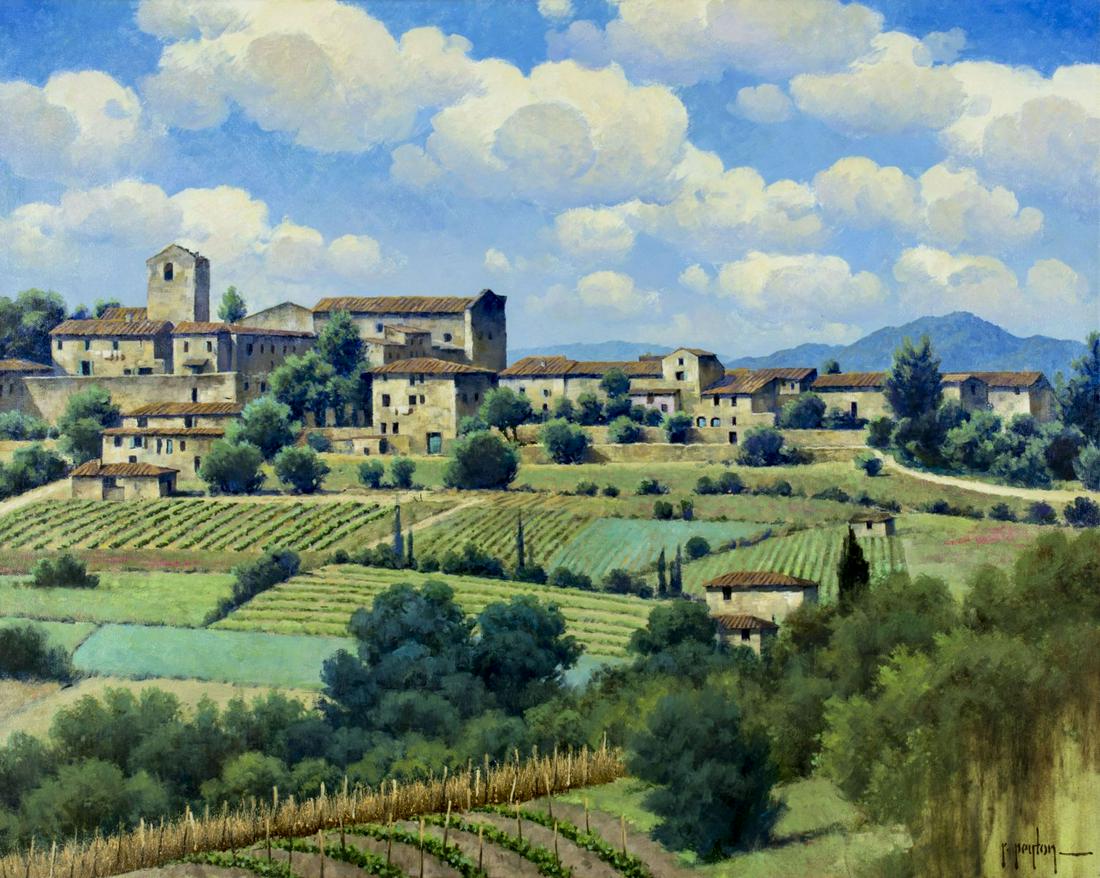 Randy Peyton (TX,Italy,born 1958) oil painting (1 of 12)