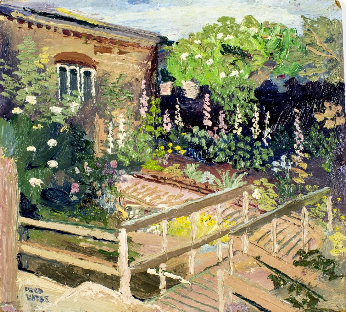 Fred Yates (UK,French,1922-2008) oil painting (1 of 12)