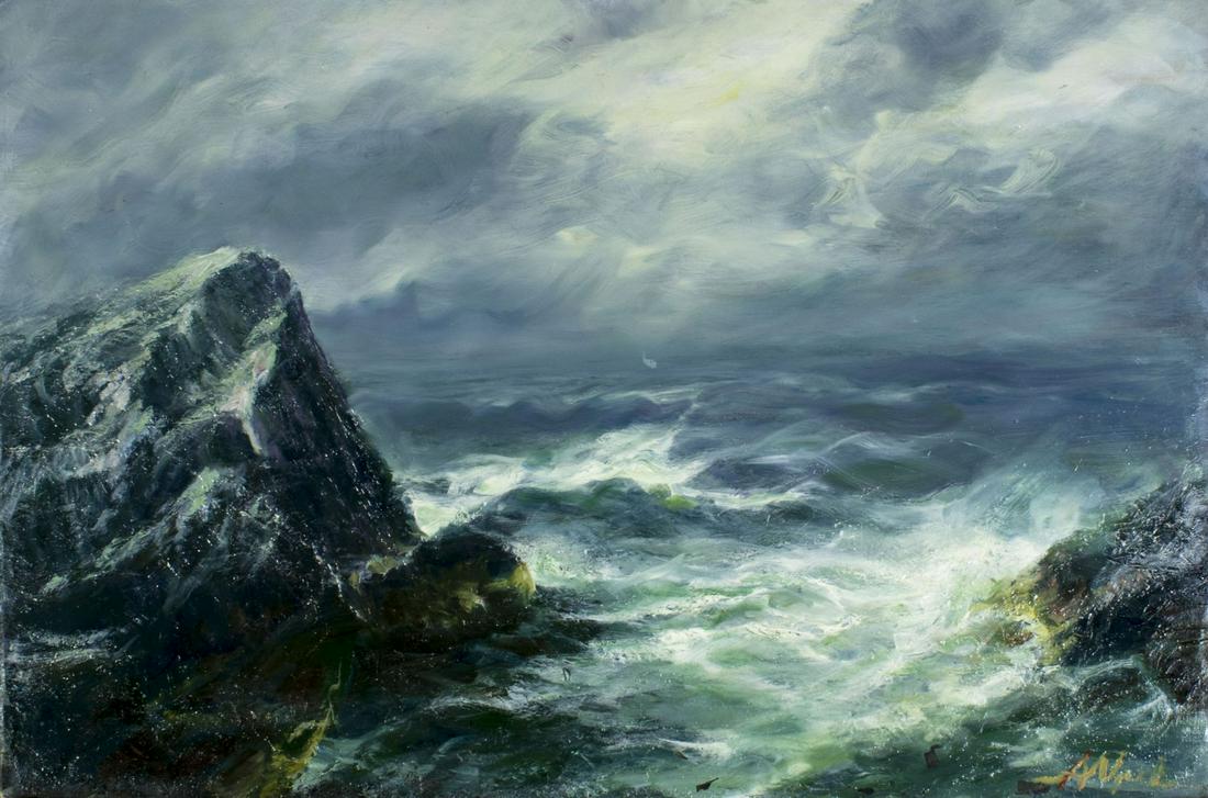 Artur Upelniek (Latvia,US,1911-1994) oil painting (1 of 12)