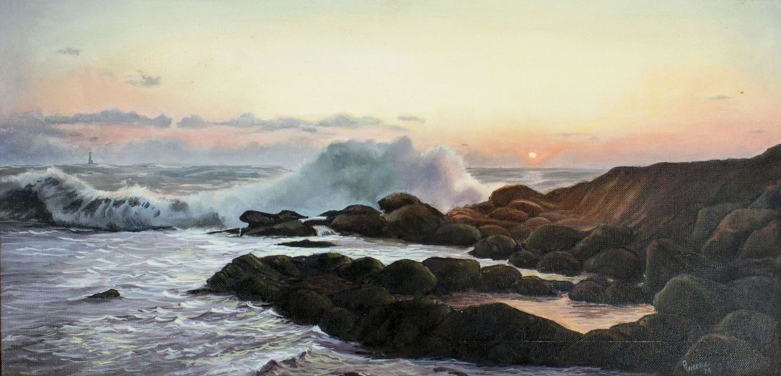 P Greene (US,20C) oil painting (1 of 12)