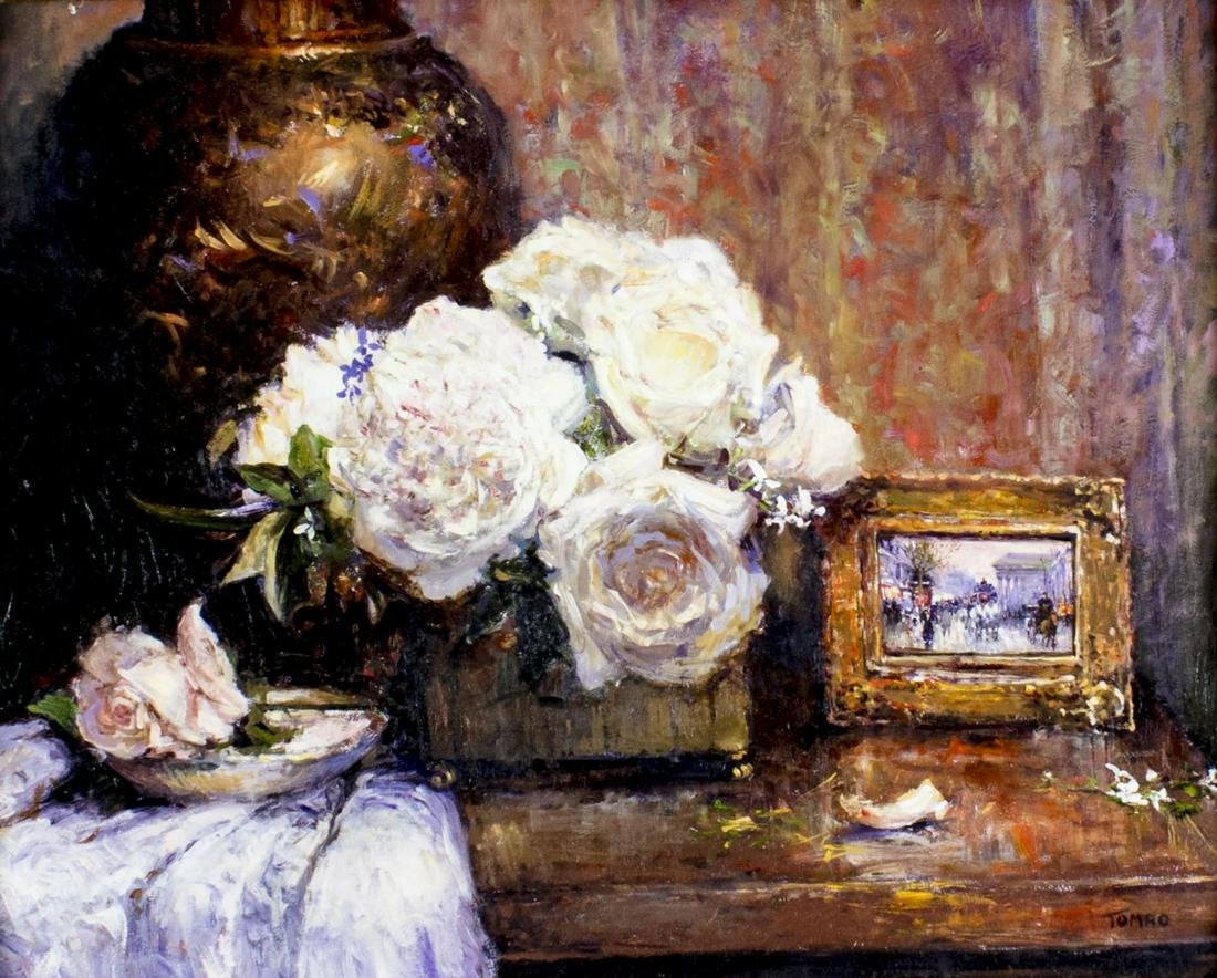 Jennie Tomao (CA,1934-2011) oil painting (1 of 12)