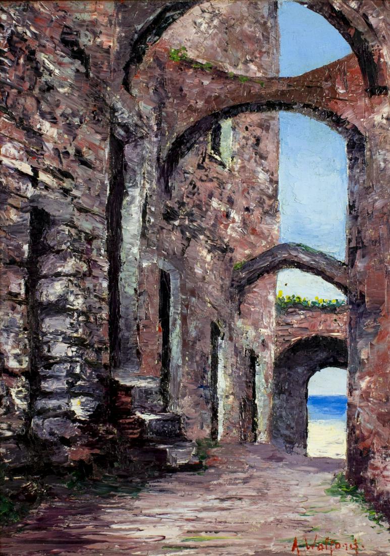 A Walford (UK,20C) oil painting (1 of 10)