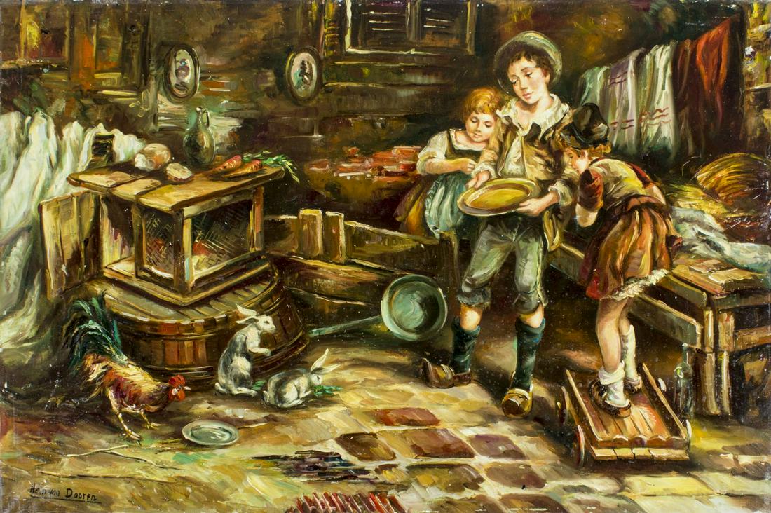 Hein Van Doren (Dutch,German,1930-2003) oil painting (1 of 12)