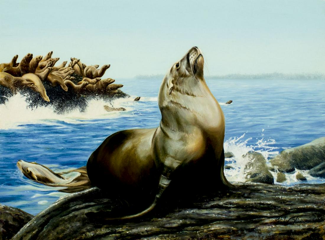 Kirk Stirnweis (NH,CO,b 1967) oil painting (1 of 10)