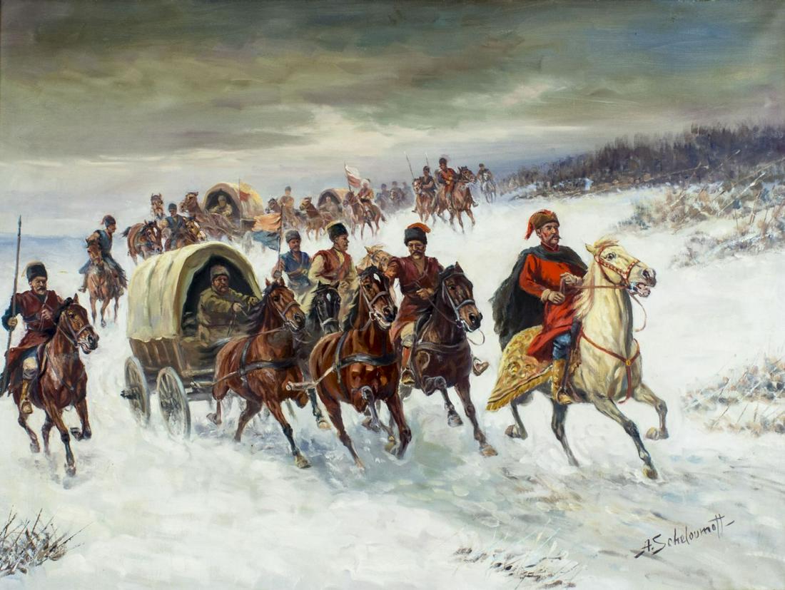 Afanasij Scheloumoff (Russia,Germany,1892-1983) oil (1 of 12)