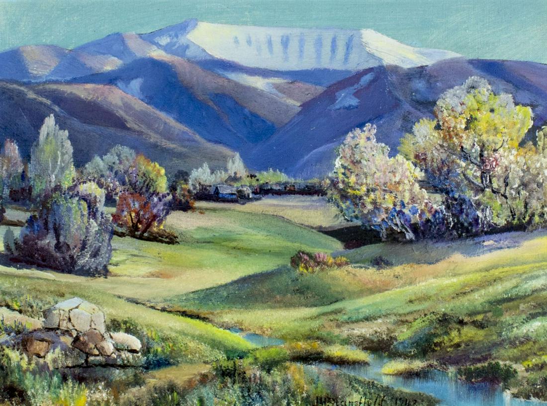 John Stansfield (UT,CA,1878-1953) oil painting (1 of 12)