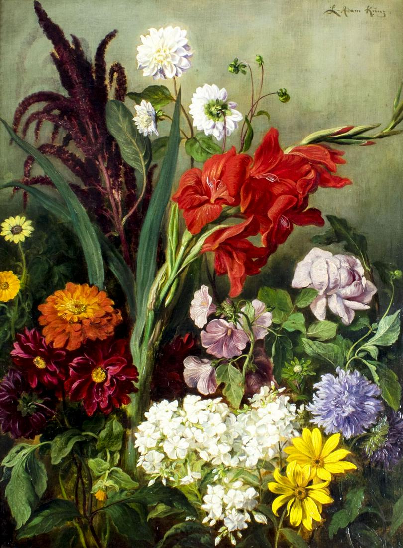 Ludwig Adam Kunz (German,Austrian,1857-1929) oil (1 of 14)