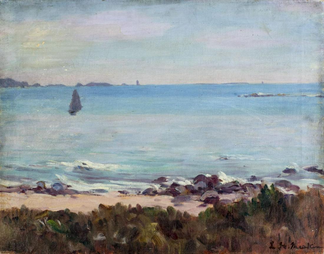 Lewis Meakin (OH,MA,German,1850-1917) oil painting (1 of 16)