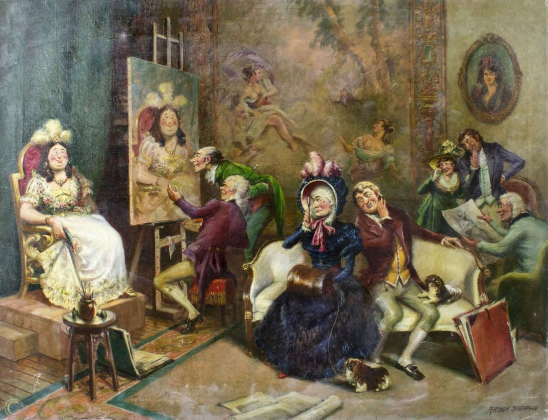 Arthur Sheppard (CA,1875-1954) oil painting (1 of 18)