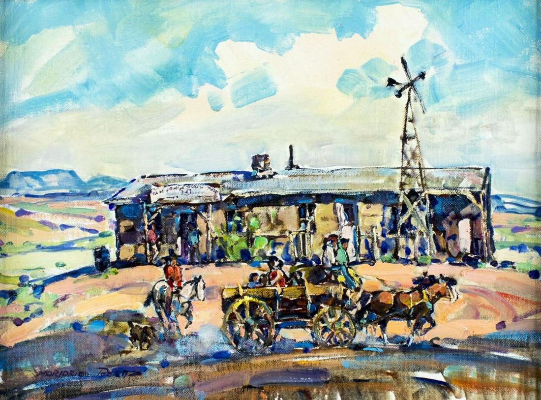 Marjorie Jane Reed (AZ,CA,IL,1915-1997) oil painting (1 of 12)