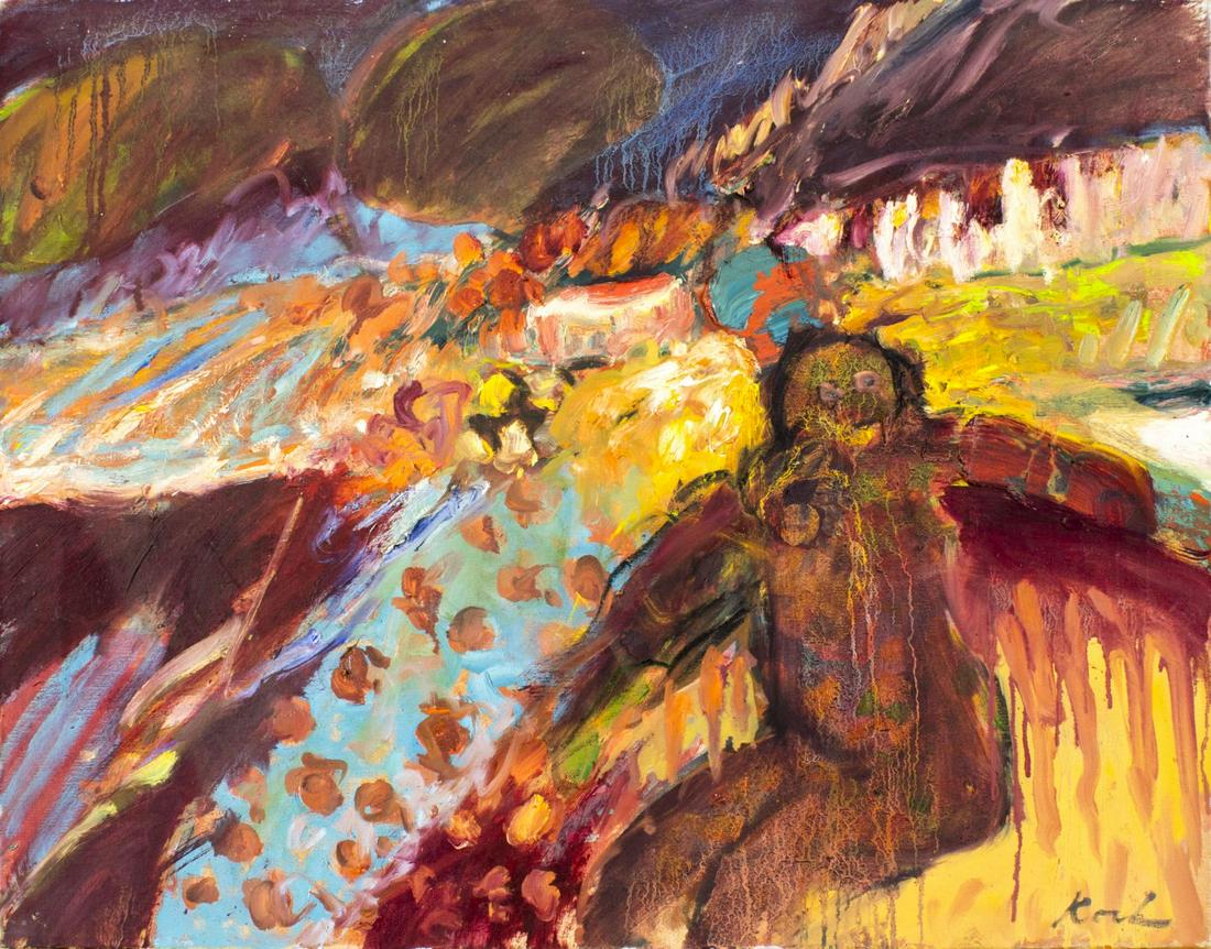 Gerd Koch (CA,MI,1929-2020) oil painting (1 of 12)