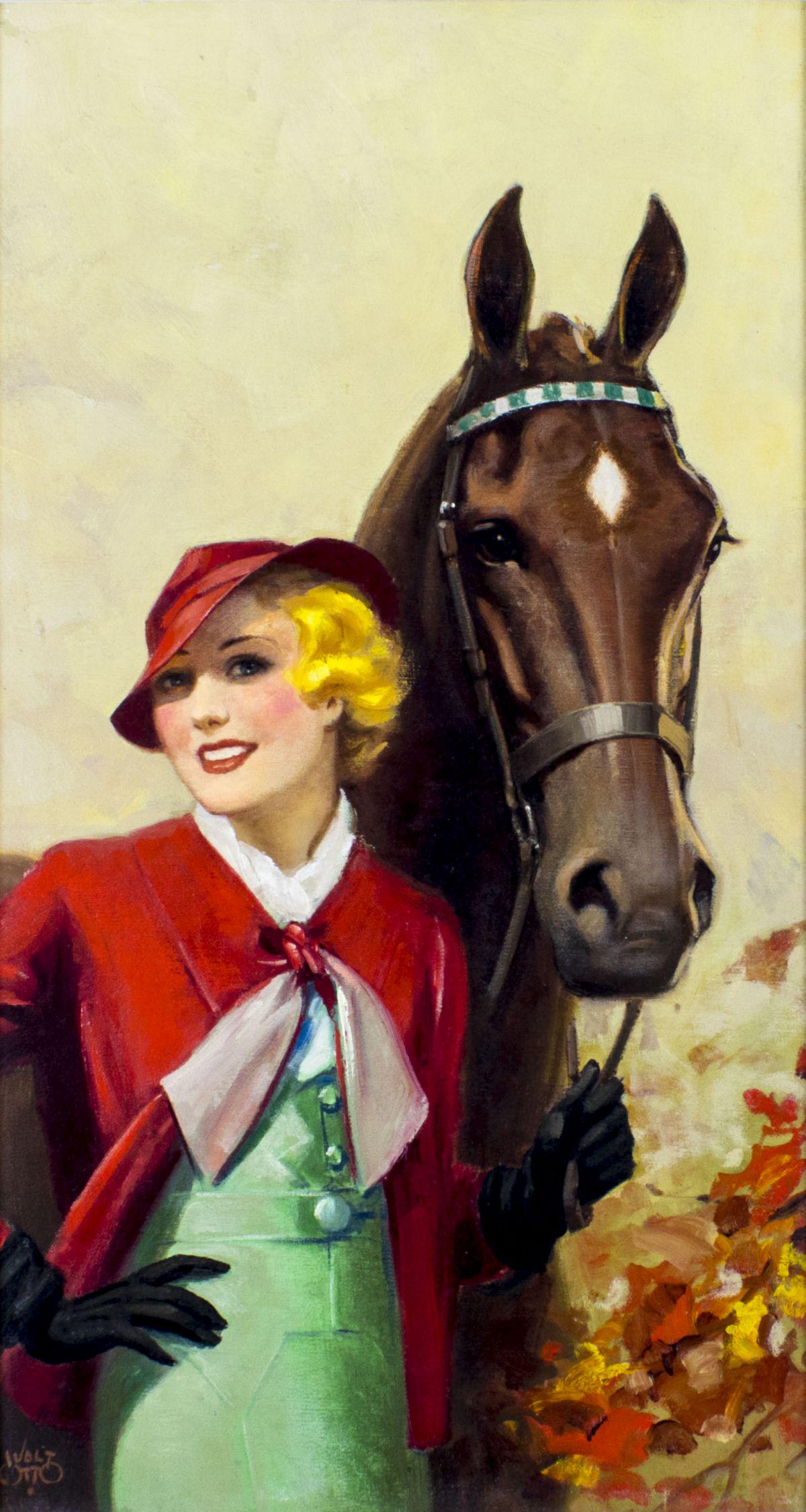 Walt Otto (WI,1895-1963) oil painting (1 of 11)