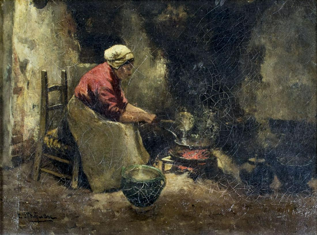 Carolus Johannes Thijsen (Dutch,1867-1917) oil painting (1 of 12)