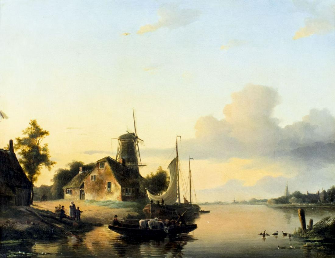 Jan Jacob Spohler (Dutch,Belgian,1811-1866) oil (1 of 14)