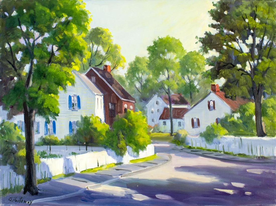 George Holloway (NJ,20C) oil painting (1 of 12)