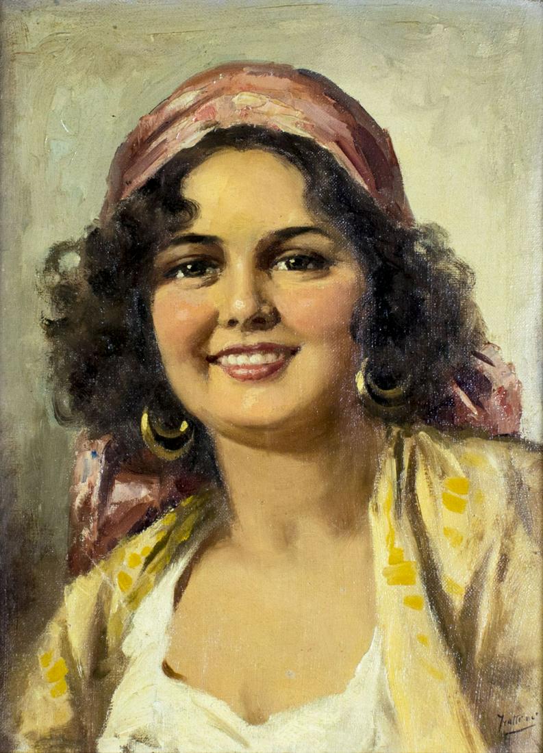 Enrico Frattini (Italy,1890-1968) oil painting (1 of 12)